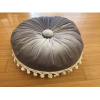 Dekorativni plišani jastuk okrugli